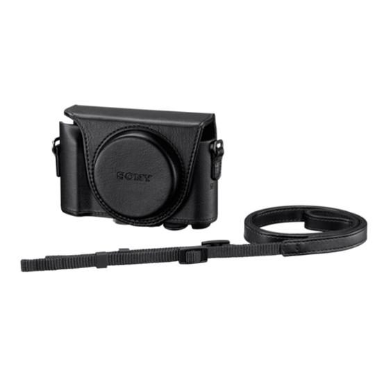 Sony Kamerataschen-Set LCJ-HWA Lederoptik schwarz