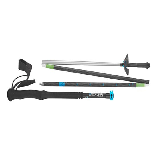 Novoflex Quadro Falt-Wanderstock III, Carbon, Titanal, 2er-Set