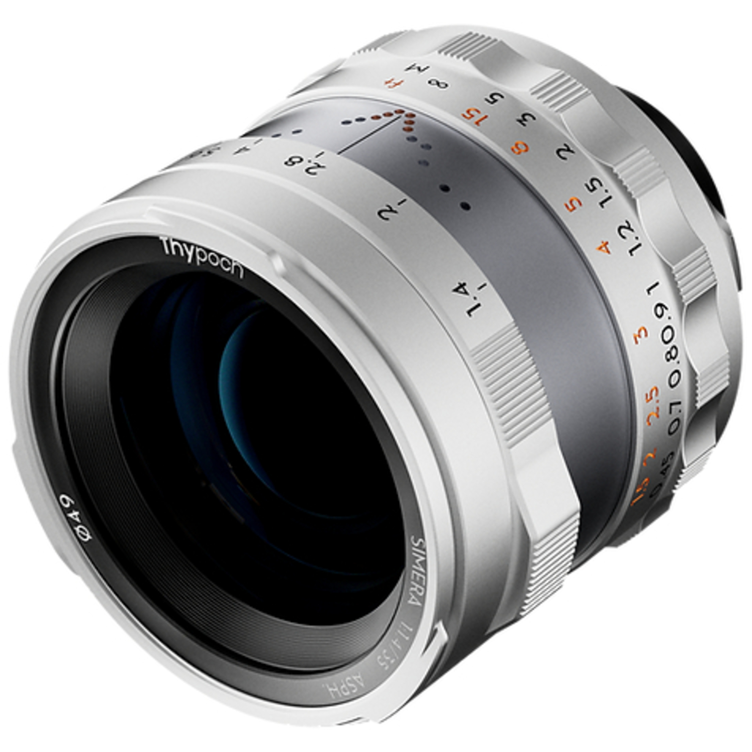 Thypoch Simera 35mm F1.4 für Leica M-Mount silber