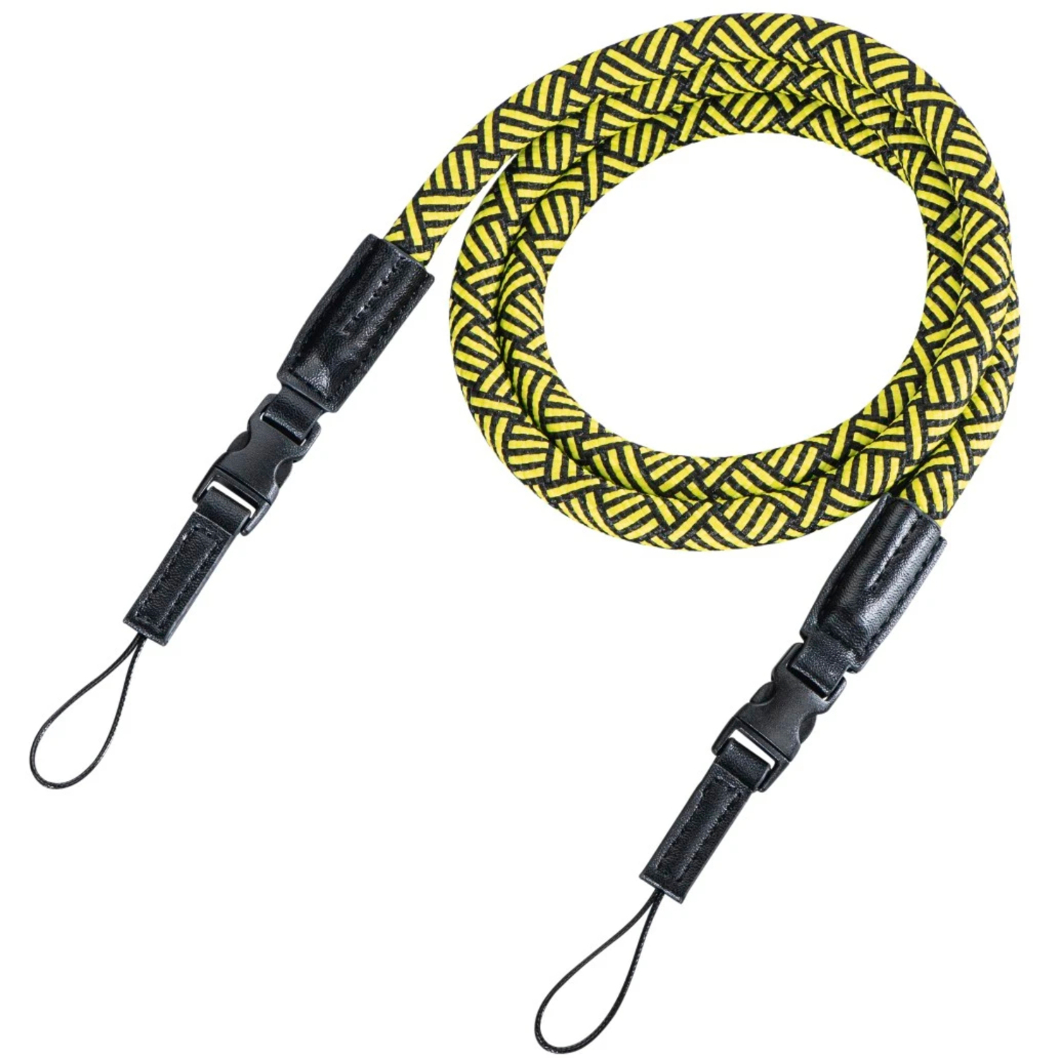 Hama Kameragurt Braid 120 schwarz-gelb