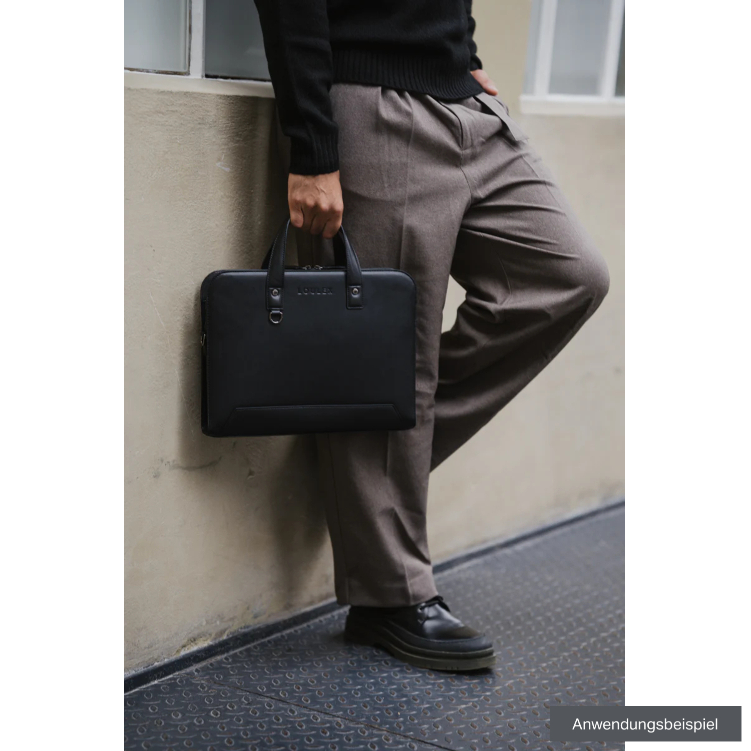 LOULEX Briefcase schwarz