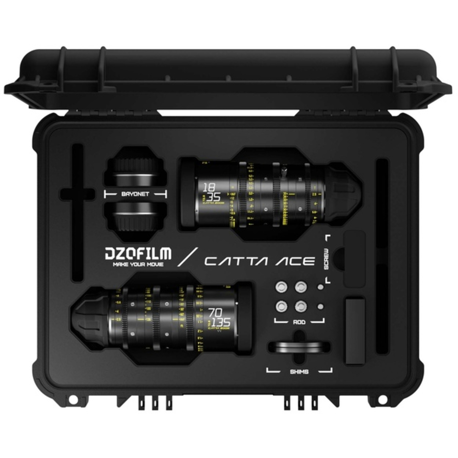 DZOFILM CATTA ACE 2-Lens Kit 18-35/70-135mm T2.9 für PL/EF-Mount