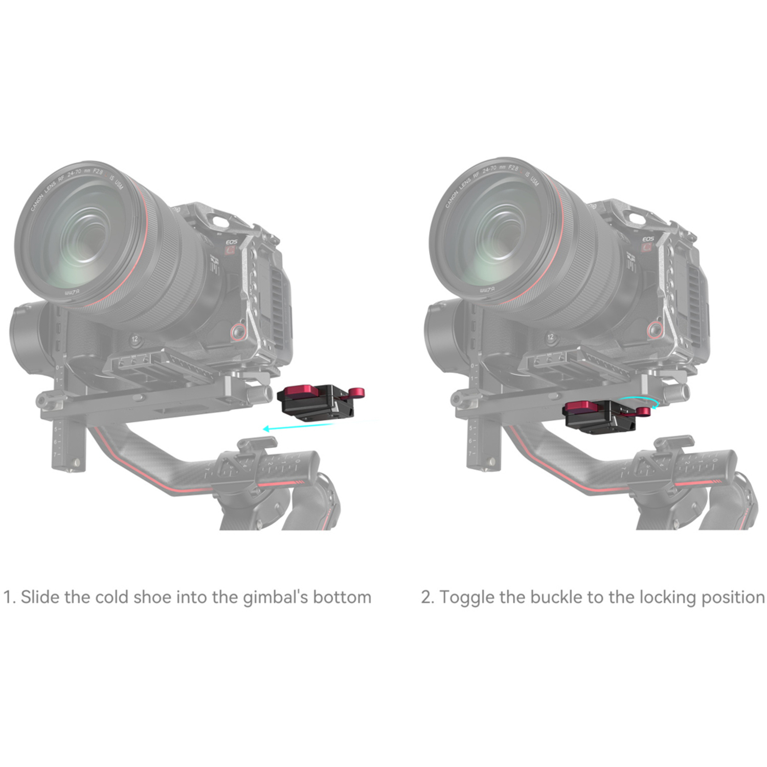 SmallRig Stromversorgungs-Montageplatte 4189 für DJI RS Gimbals