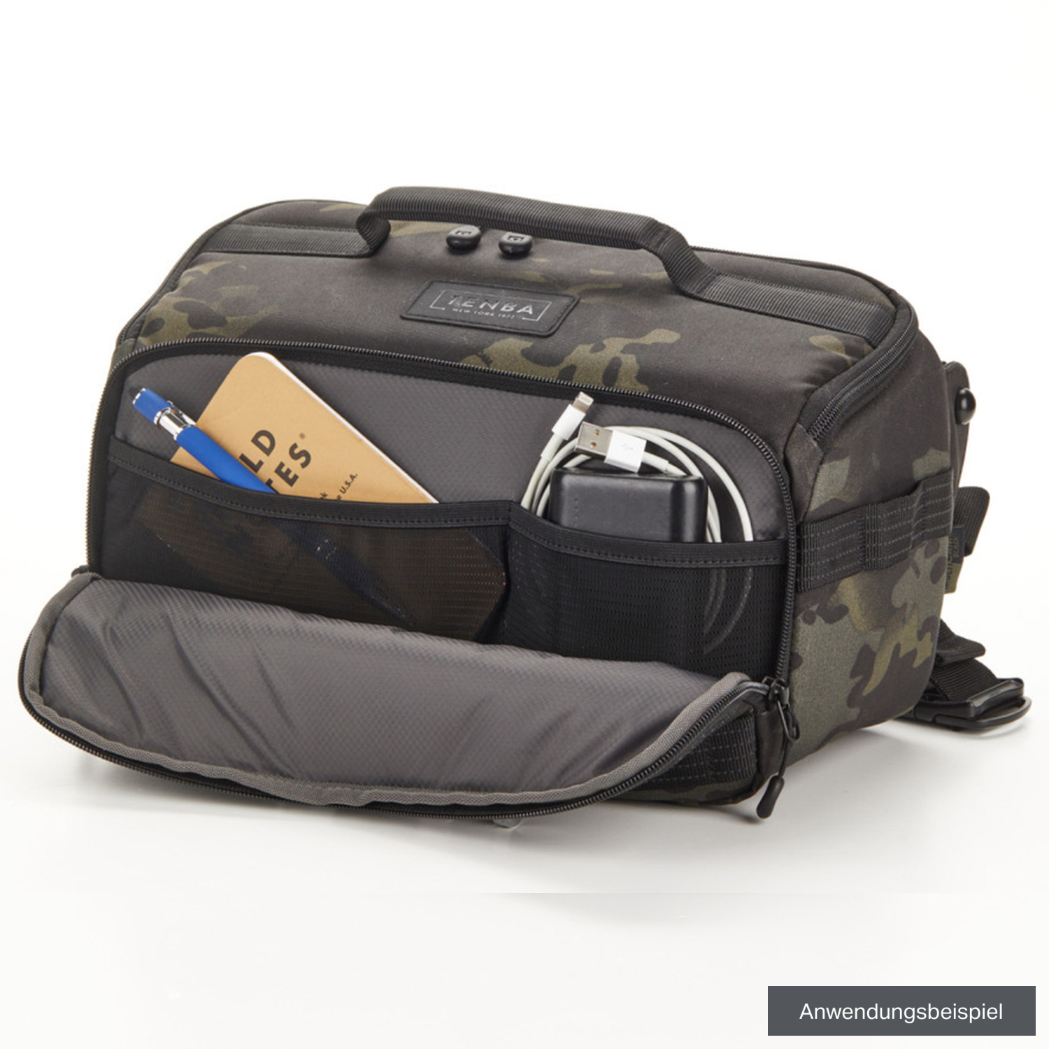 Tenba Axis v2 6L Sling Bag MultiCam, Schwarz