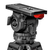 Sachtler SAC1867S2 System Video 18 Kohlefaser mit Stativkopf, SpeedLock Heavy-Duty Tripod, Mid-Level Spreader und Tasche