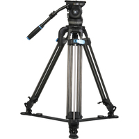 Sirui Broadcaststativ Carbon SQ100 mit Fluid Videoneiger VHS18