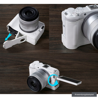 SmallRig Leder-Halbschalen-Kit 5431 weiß für Canon EOS R50 V