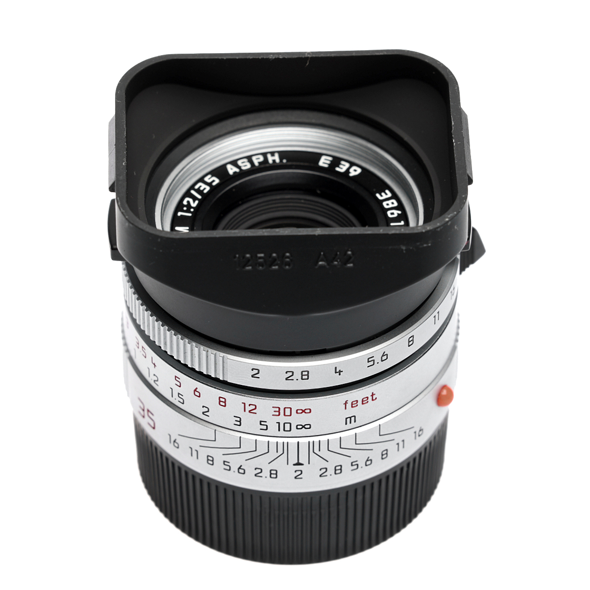 Leica SUMMICRON-M 35mm F2 Asph. silber eloxiert gebraucht