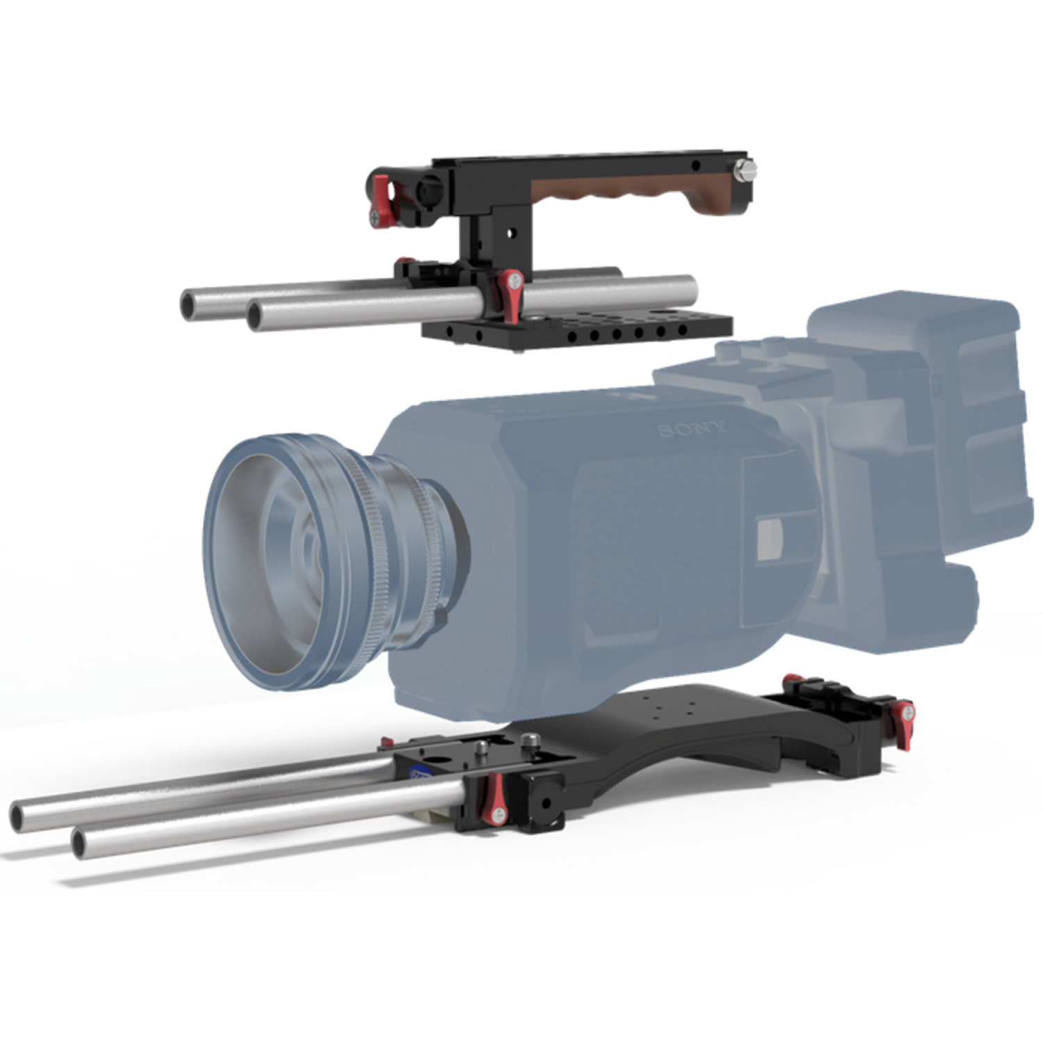 Vocas Oberer Handgriff Kit für Sony PXW-FS7, FS7 II und FX9