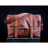 Bronkey Roma Camera Bag Waxed Canvas Coffee