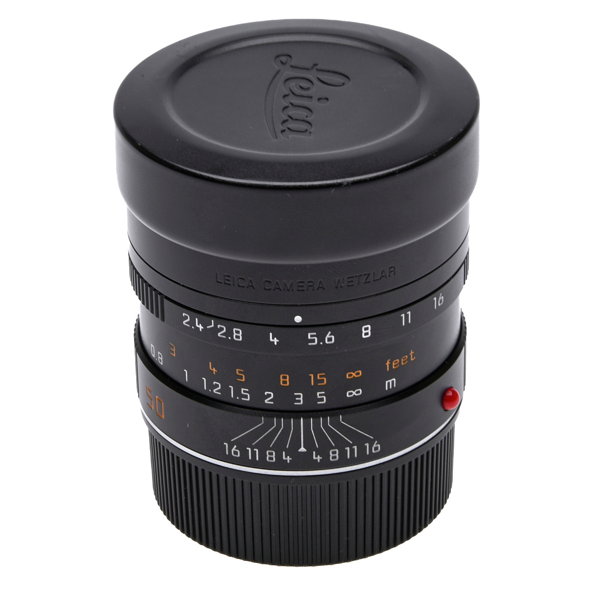 Leica 50mm F2.4 Summarit-M eloxiert schwarz
