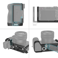 SmallRig 4569 L-Bracket für Sony Alpha 7C II/Alpha 7CR