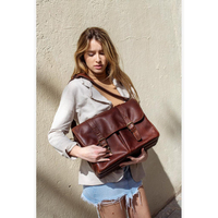 Bronkey Roma Leder Camera Bag Cognac