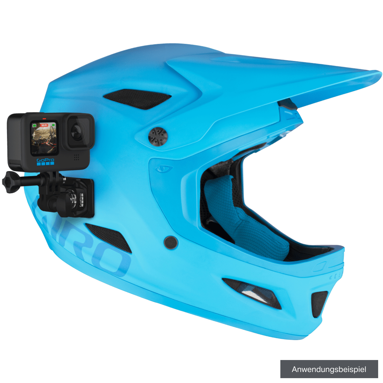 GoPro Front- und Seiten-Helmhalterung