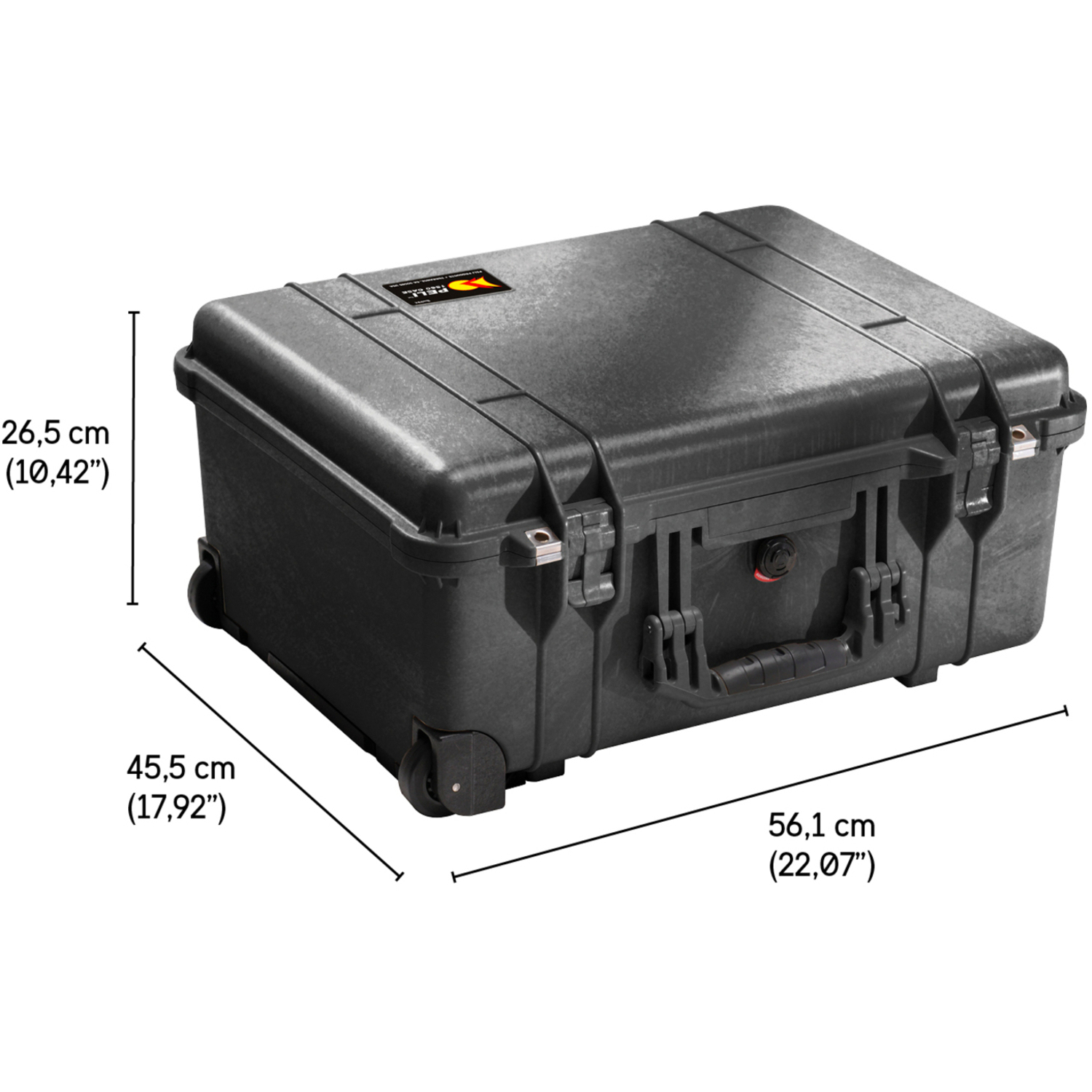 Peli Protector Schutzkoffer 1560 mit Einteilungssystem 1565