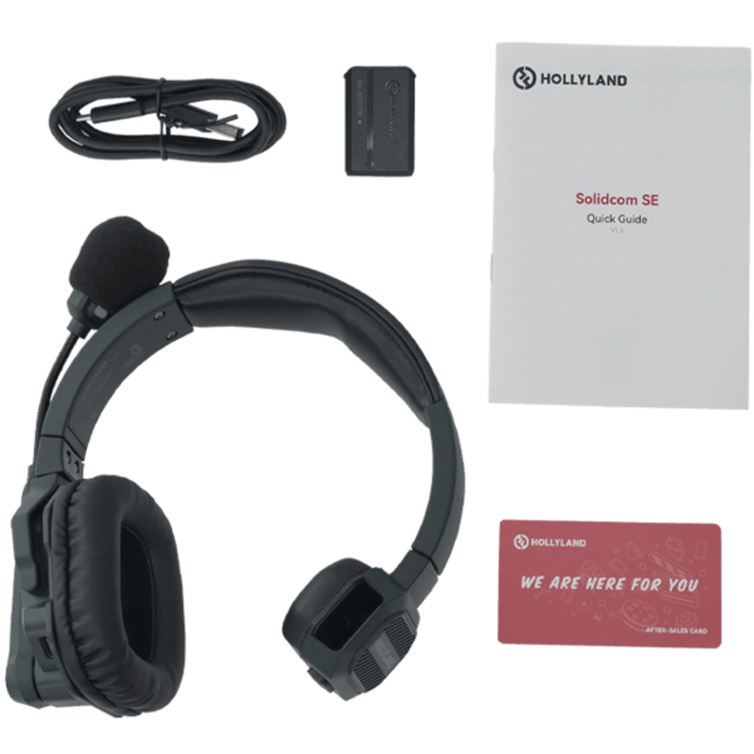 Hollyland Solidcom SE Wireless Remote Headset Single-Ear Global Version