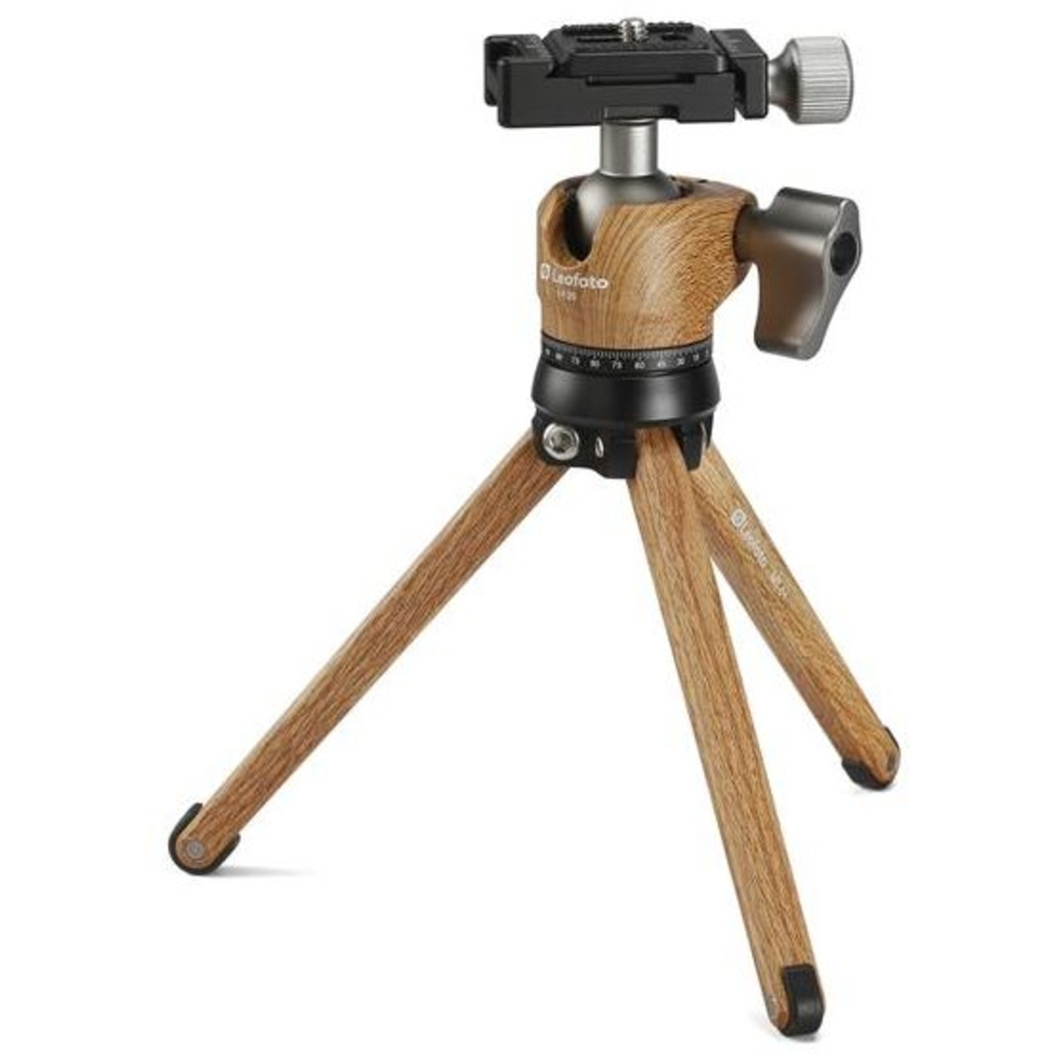 Leofoto Mini-Stativ MT-01 mit Kopf LH-25 Wood