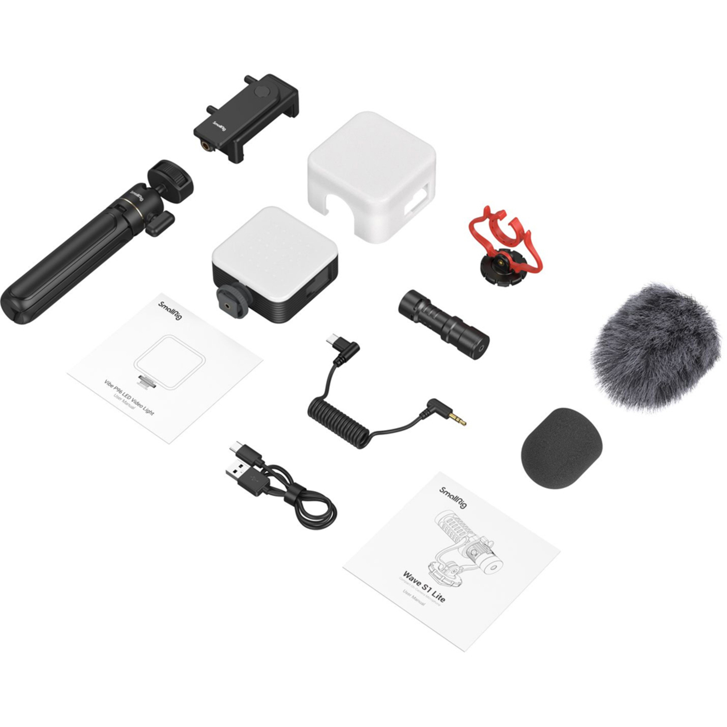 SmallRig Smartphone Vlog Stativ Kit VK-50 erweiterte Version