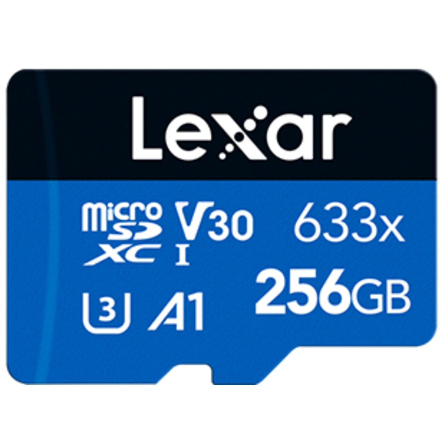 Lexar BLUE Serie 256GB High-Performance 633x microSDXC UHS-I V30