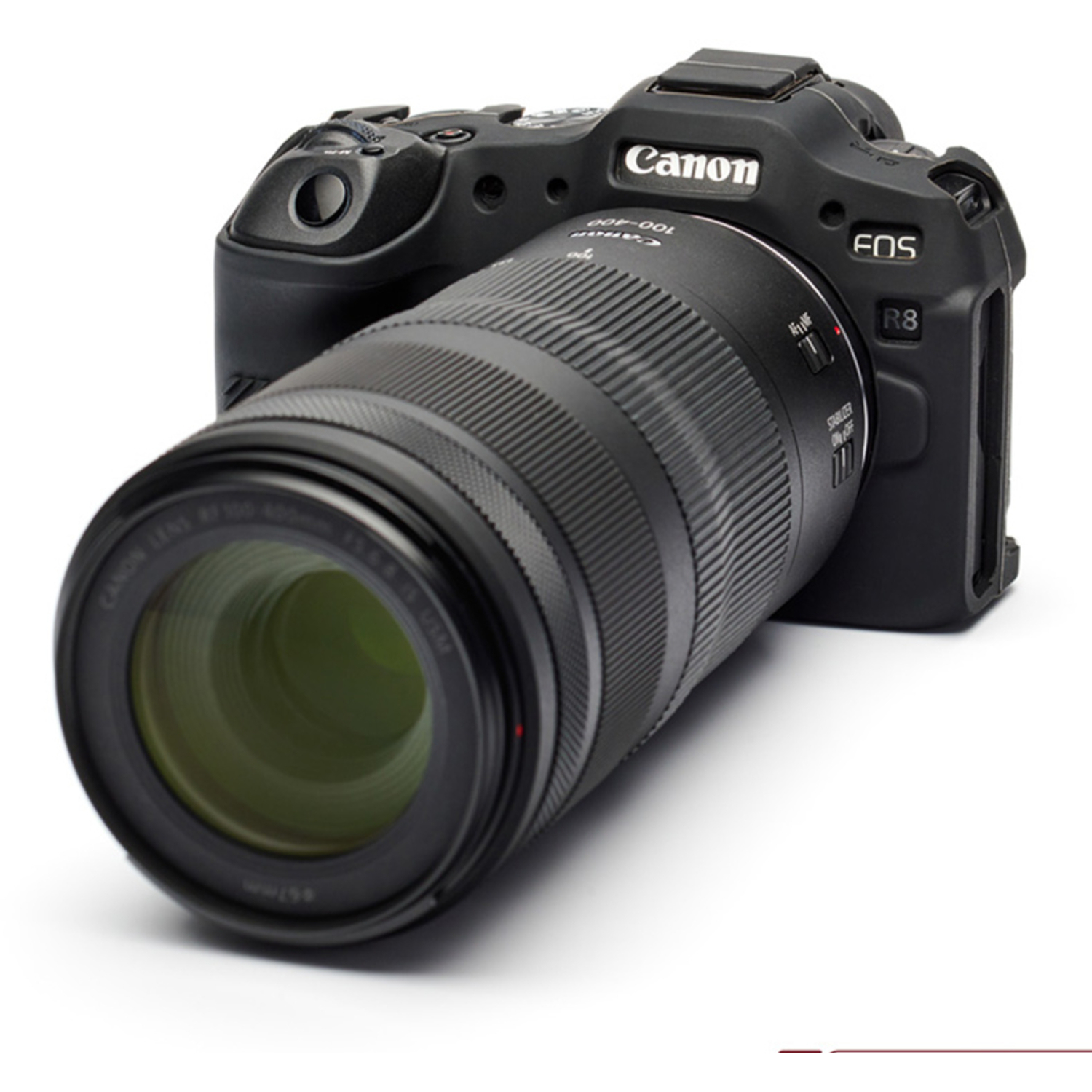easyCover Silikon-Schutzhülle für Canon R8 Schwarz