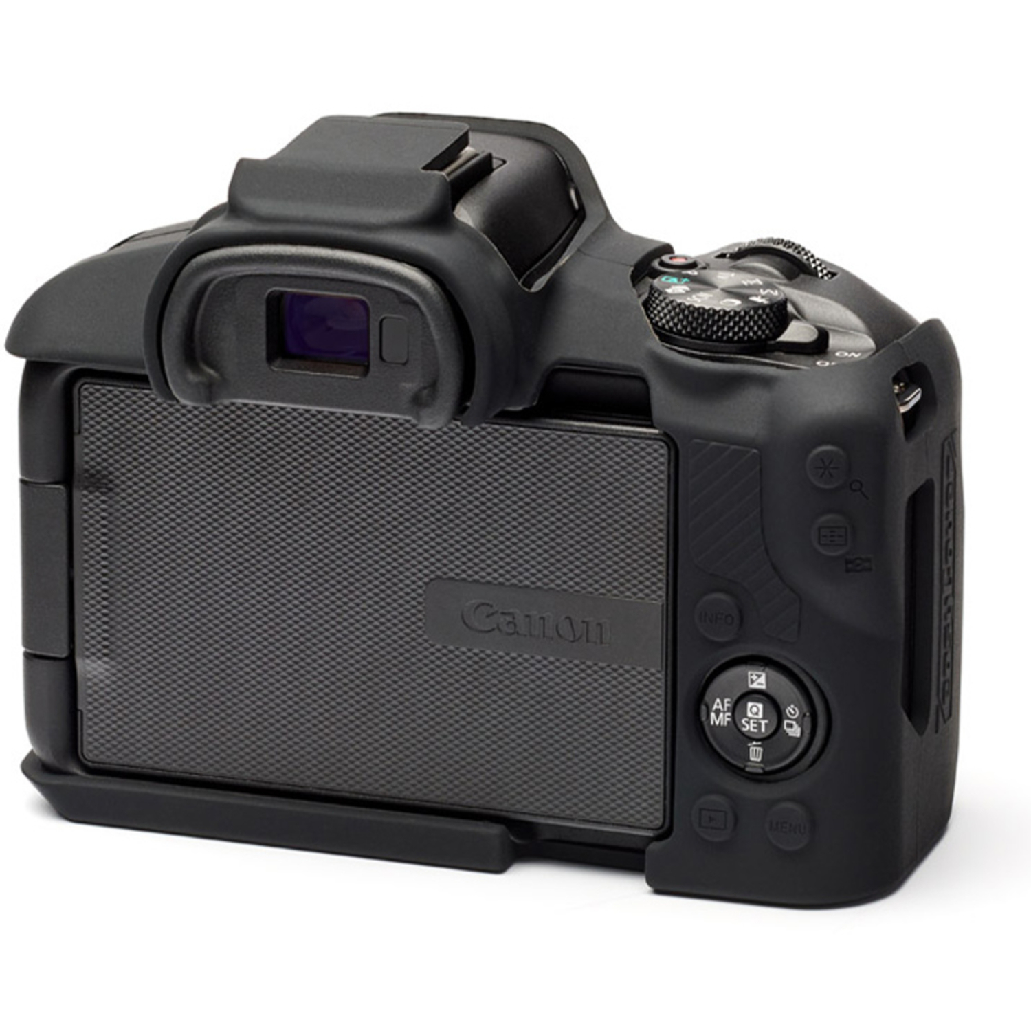 easyCover Silikon-Schutzhülle für Canon R50 Schwarz