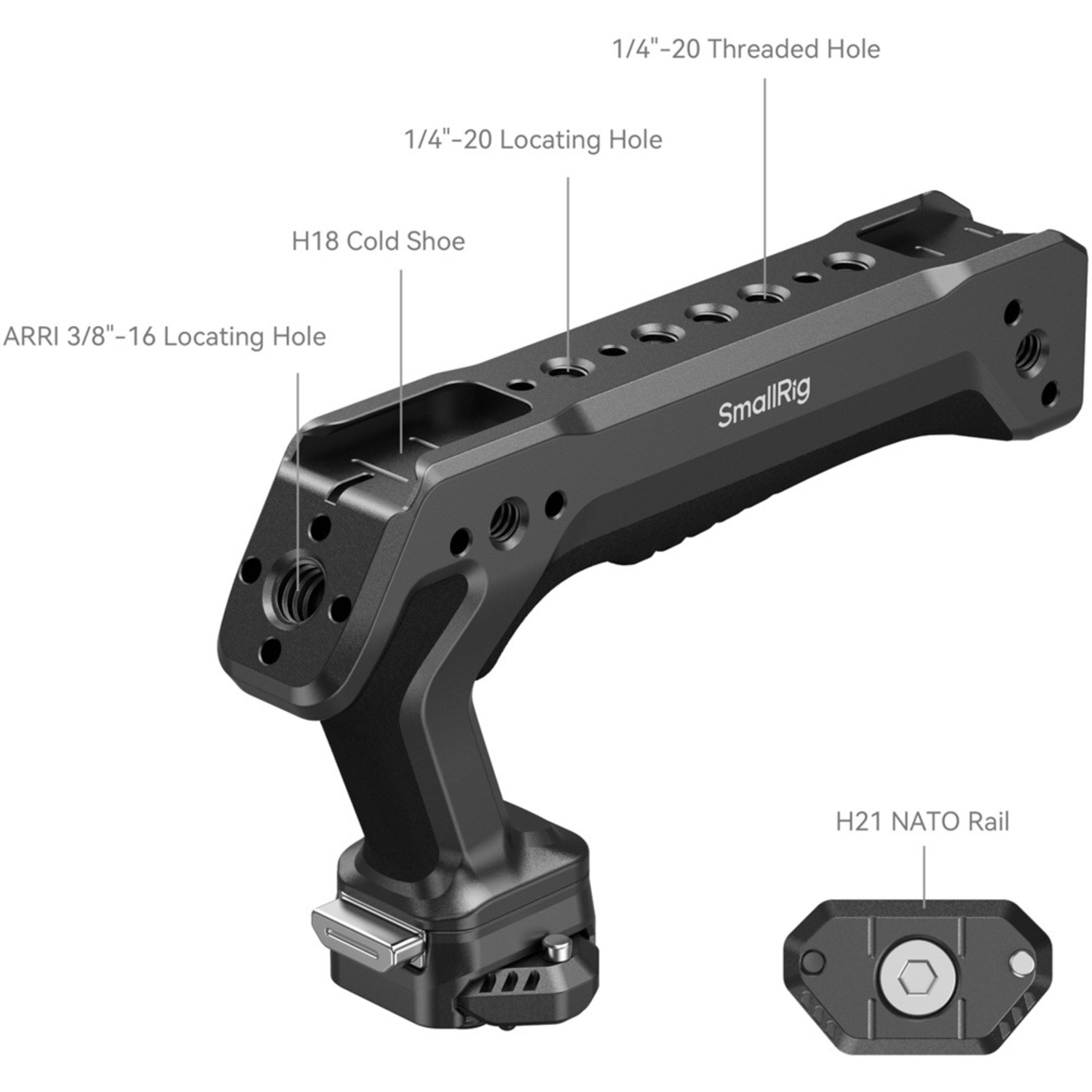 SmallRig HawkLock H21 Schnellverschluss Obergriff 5632