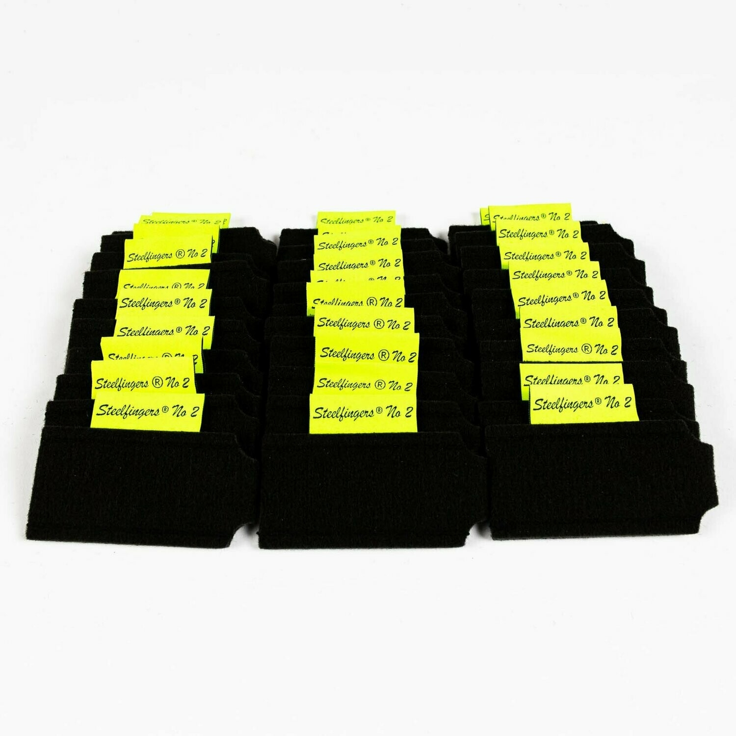 Steelfingers Steelfinger No 2 neongelb 30 Stück für Stahl -und Alustative