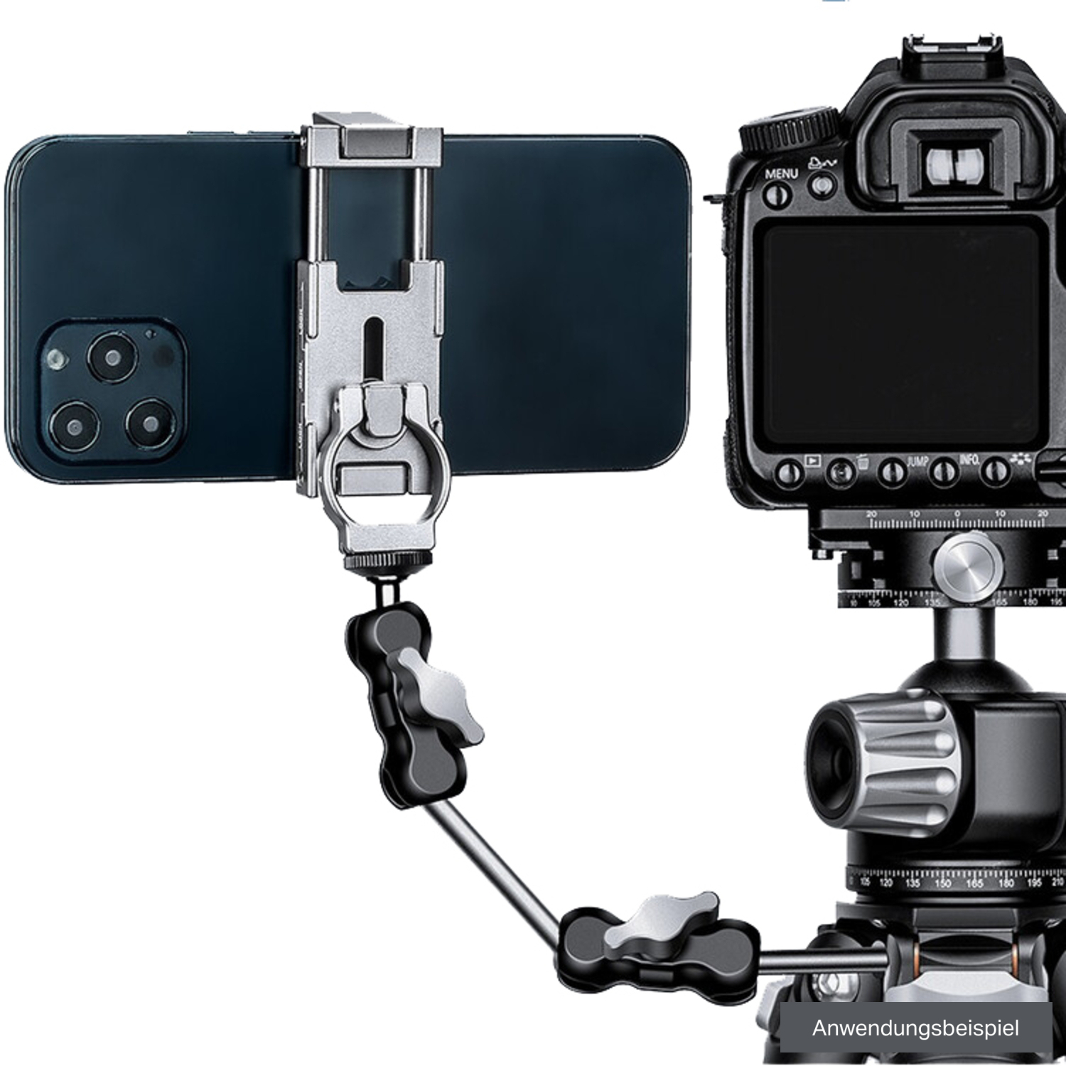 Leofoto Smartphonehalterung PC-60 silber