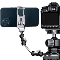 Leofoto Smartphonehalterung PC-60 silber