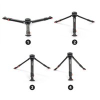 Sachtler SAC1811FTMS System Video 18 Kohlefaser mit Stativkopf, flowtech® Stativ, Mittelspinne und Tasche