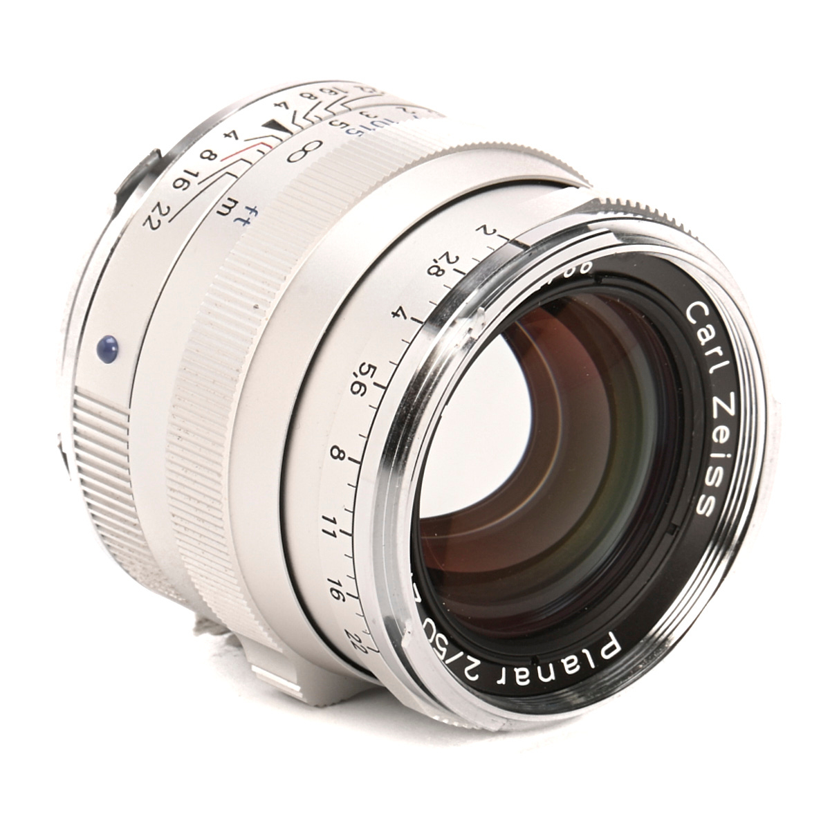 Zeiss Planar T* 50mm F2 ZM für Leica M-Mount silber gebraucht