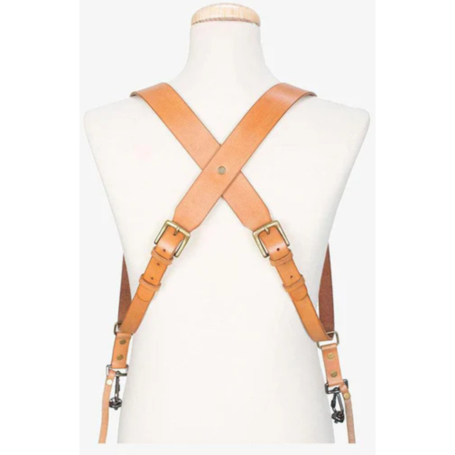 Bronkey Doppel-Kameragurt Berlin #703 Leder Large Tanned