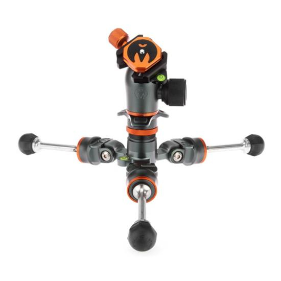 3 Legged Thing Pro 2.0 Winston Carbon mit AirHed Kugelkopf grau