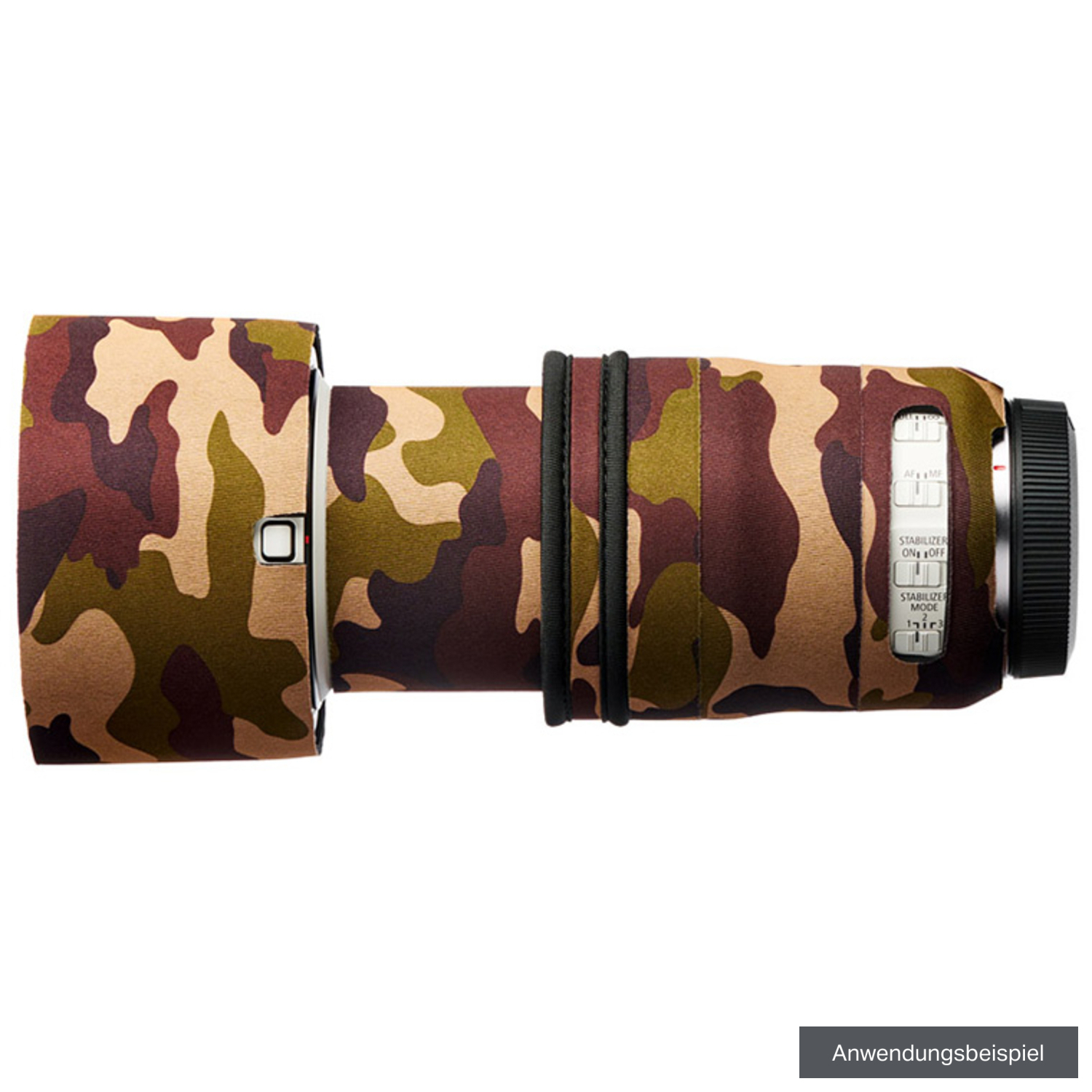 Easycover Lens Oak braun camouflage für Canon RF 70-200mm F4L IS USM