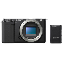 Sony Alpha ZV-E10 mit ECM-W2BT Mikrofon