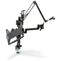 Hama Monitorhalterung mit 4 Armen für Streaming Setup