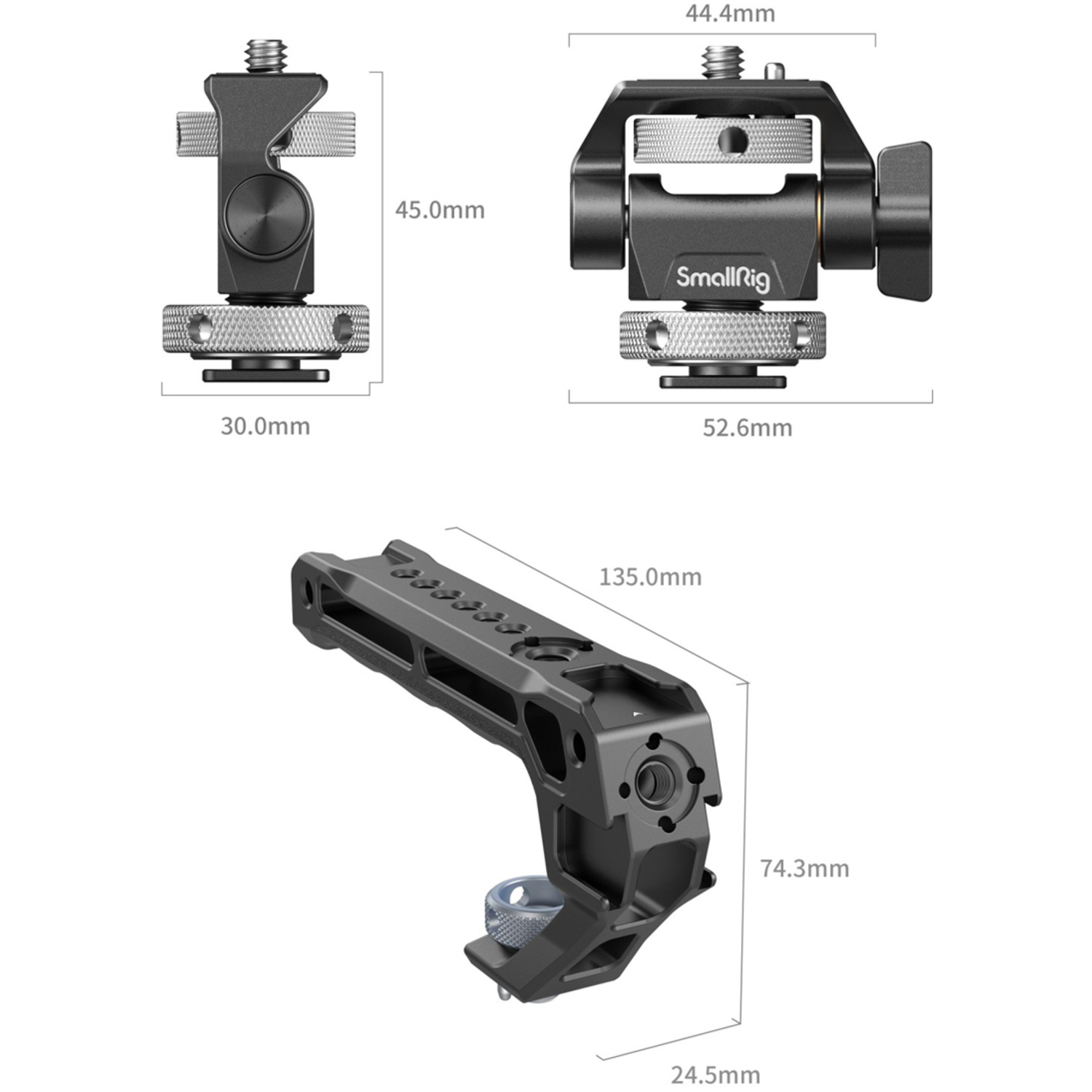 SmallRig Top Handle mit Monitor Support Kit 5322 