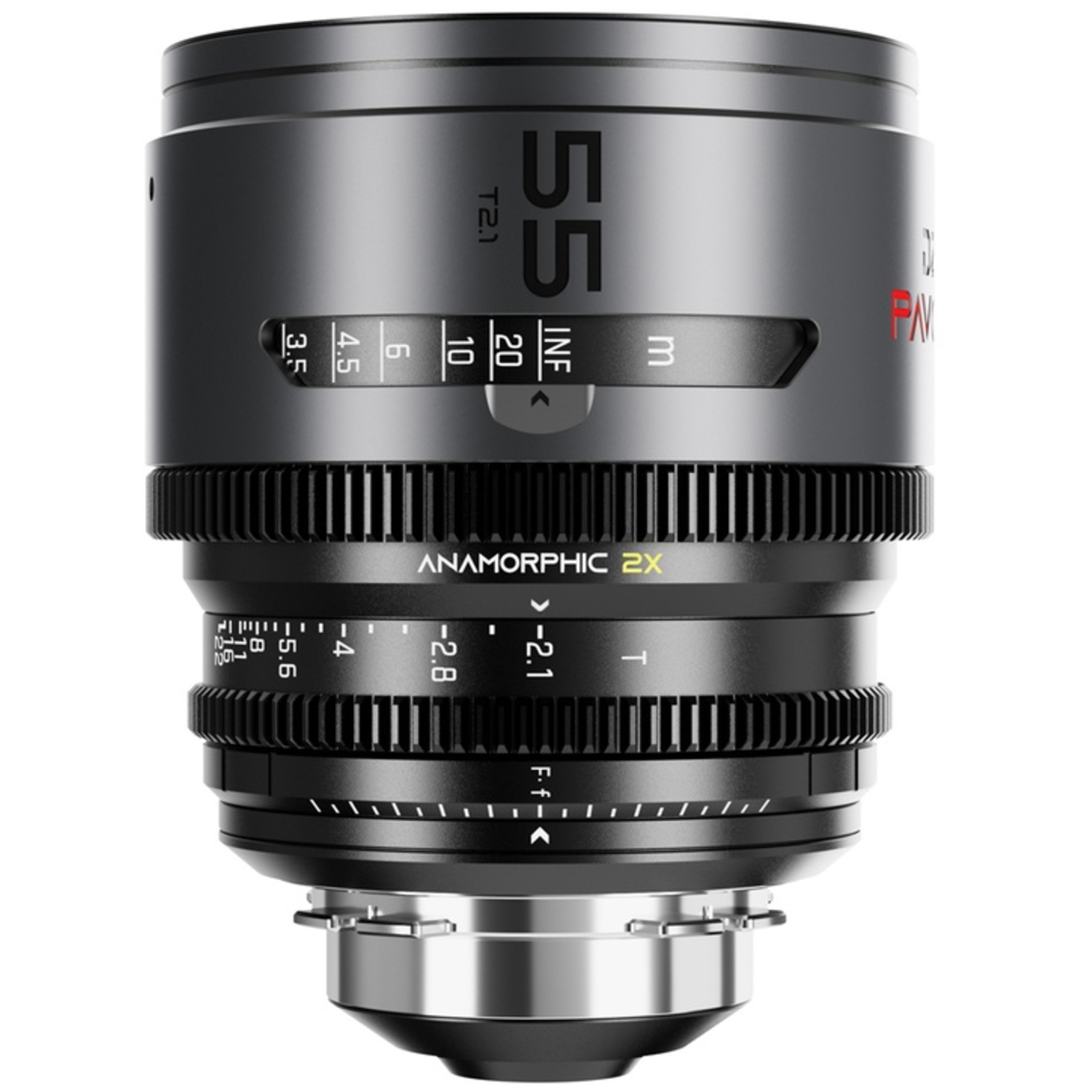 DZOFILM PAVO 2X ANAMORPHIC 55mm T2.1 Gold Neutral Coating Metric für PL/EF-Mount