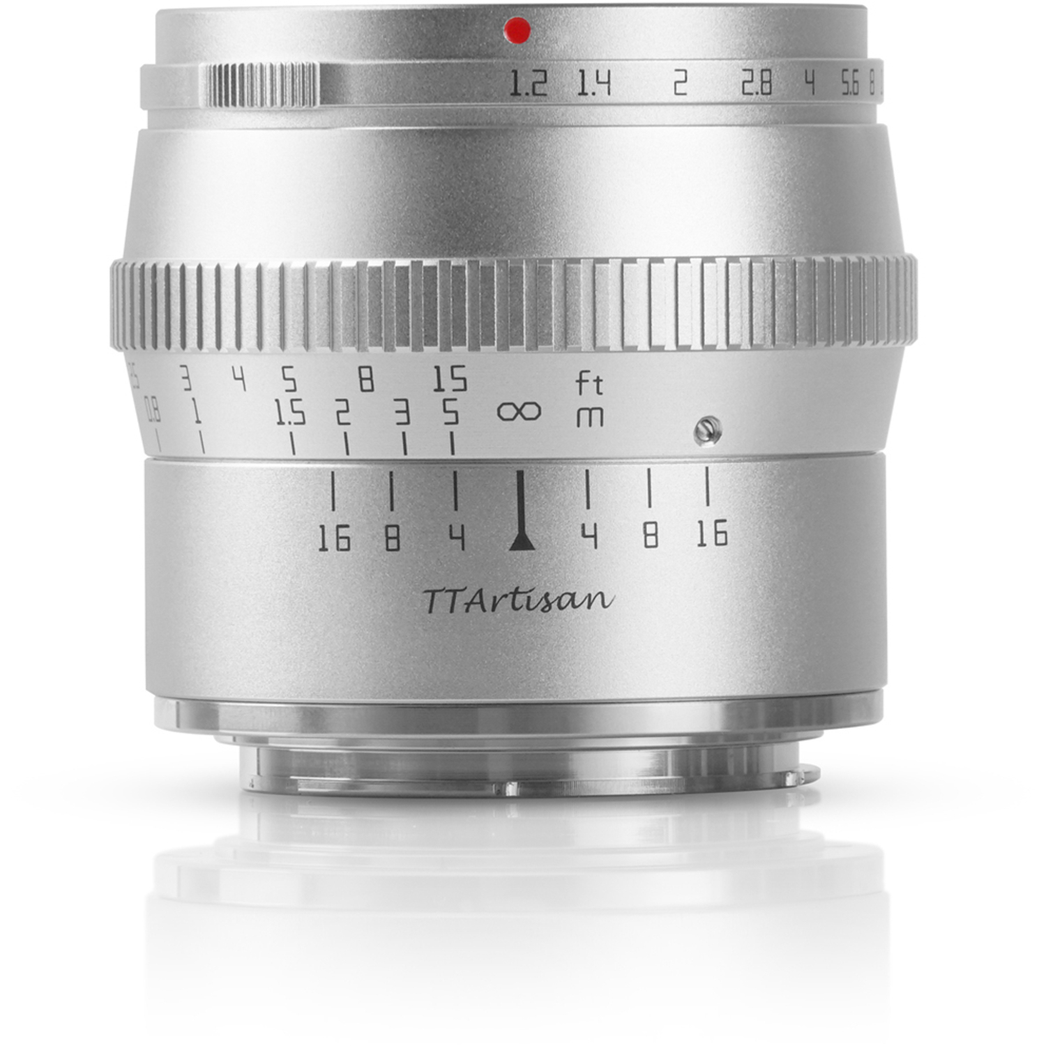 TTArtisan 50mm F1.2 für Sony E (APS-C) silber