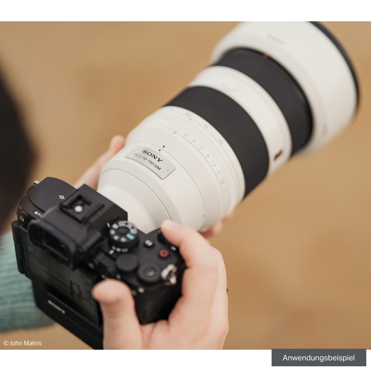 Sony FE 50-150mm F2 G Master weiß