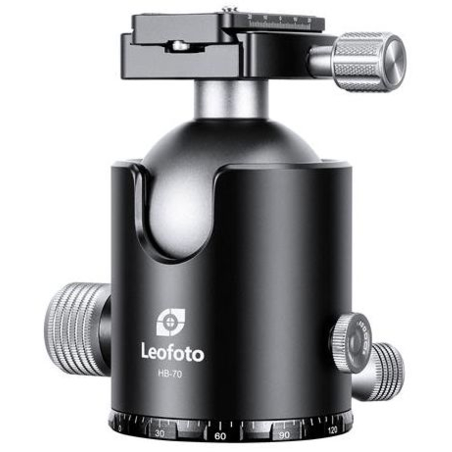 Leofoto Stativ-Kugelkopf HB-70 mit Schnellwechselplatte