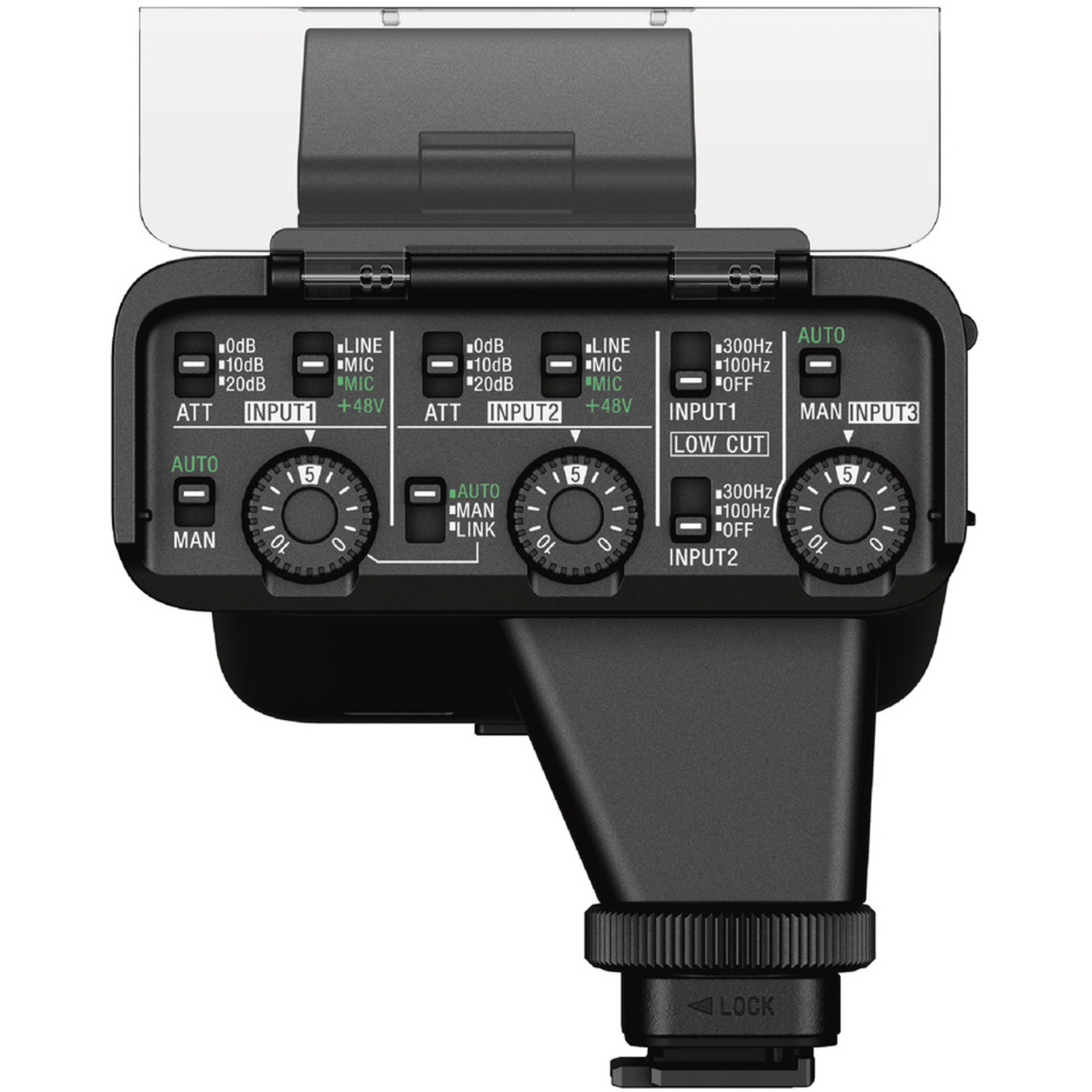 Sony XLR K3 M Adapter-Kit mit Shotgun-Mikrofon