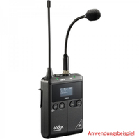 Godox LMS-1NL Krawattenmikrofon mit 3,5 mm TRS Locking-Anschluss
