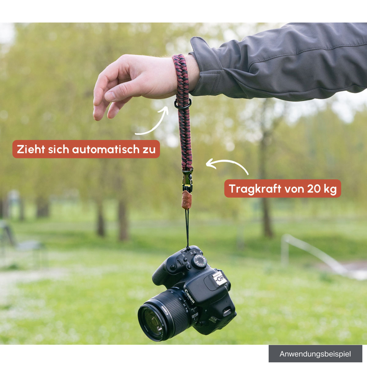 C-Rope Handschlaufe Claw Silent Black