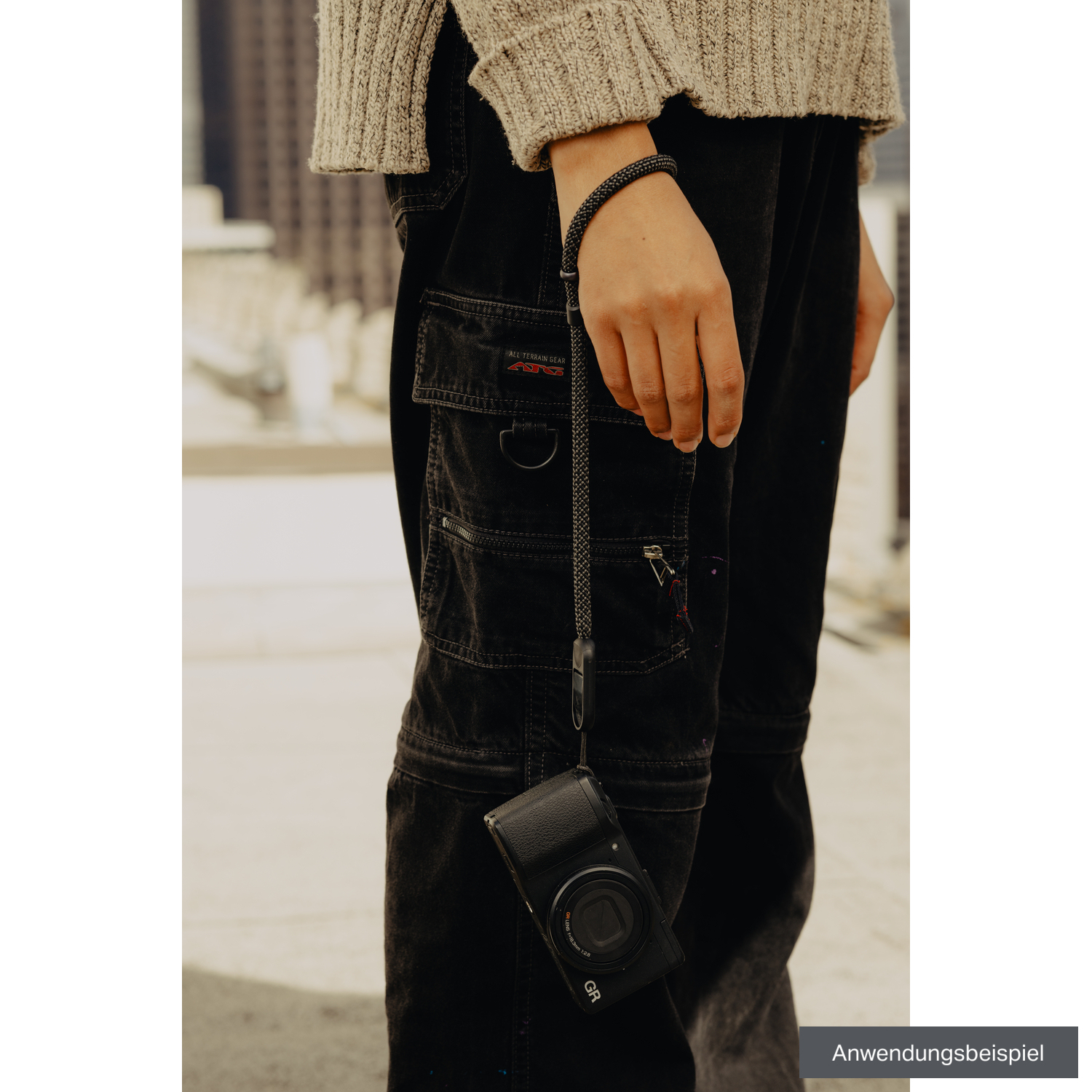 Peak Design Handschlaufe Cuff Rope schwarz