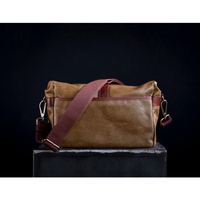 Bronkey Paris Camera Bag Waxed Canvas Olive Green