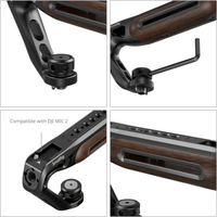 SmallRig Oberer Holzgriff mit 1/4"-20 und ARRI 3/8"-16 Fixierschraube 5252
