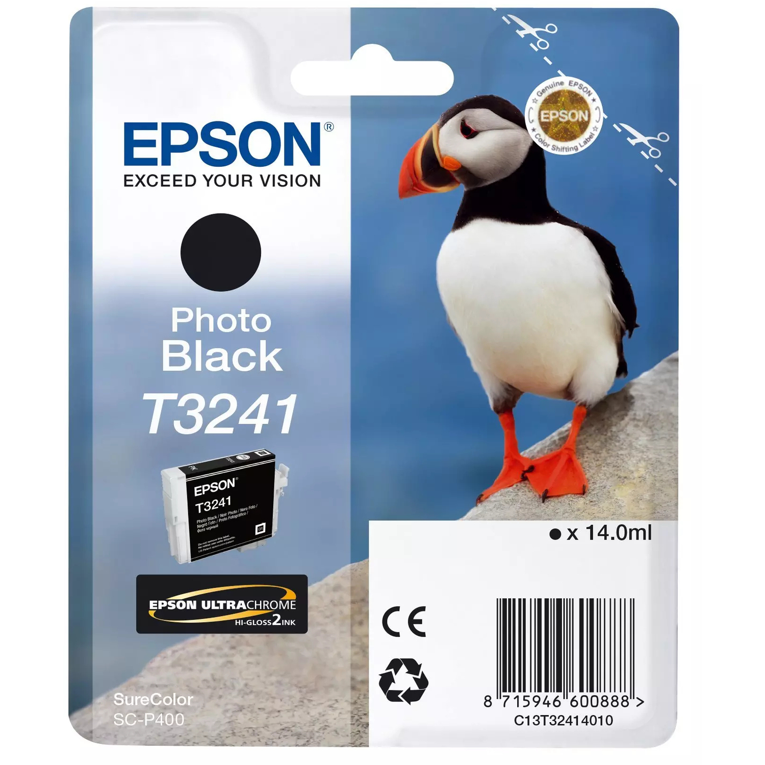 Epson T3241 photo black 14ml für SureColor SC-P400