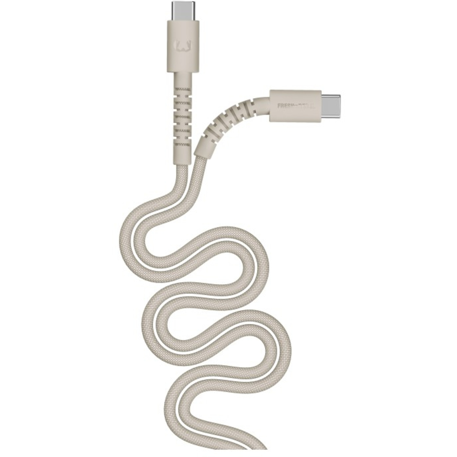 Fresh 'n Rebel Kabel FlexWave USB-C zu USB-C 100W Silky Sand 2m
