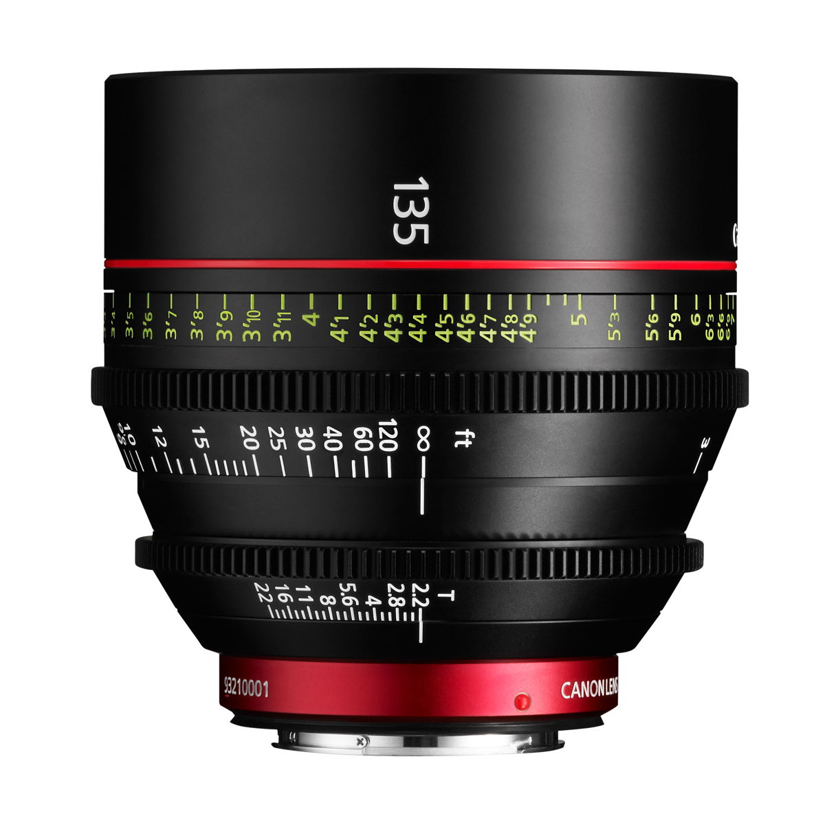 Canon CN-E 135mm T2.2 L F (Meter) Cine-Servo